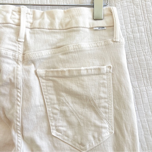 Mother The Looker Ankle Jeans  in Cream Puff - Picture 5 of 10